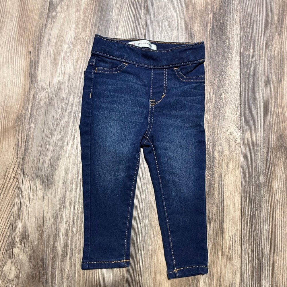 Levis Pull-On Jeggings Dark Wash Denim Playwear